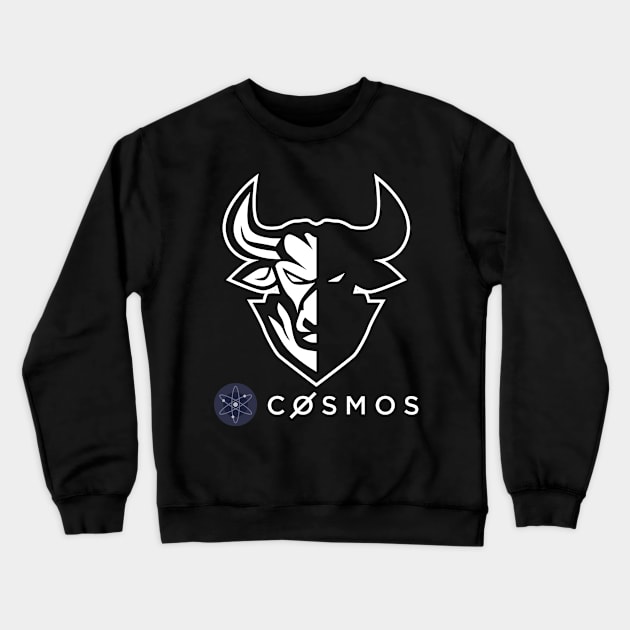 Cosmos  Crypto Cryptocurrency ATOM  coin token Crewneck Sweatshirt by JayD World